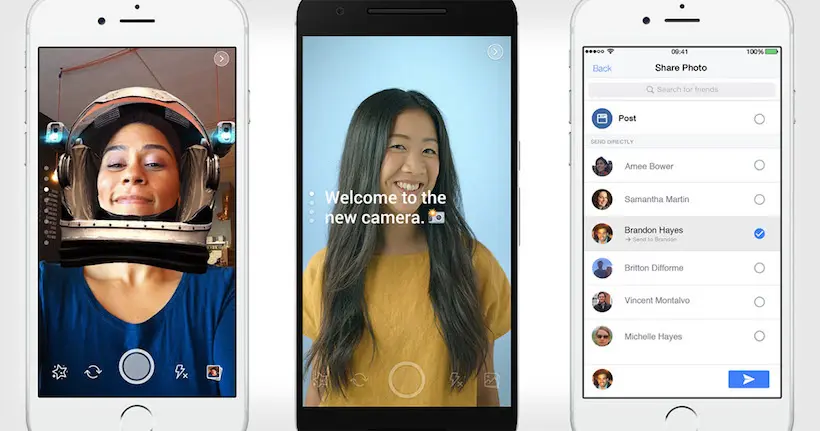 Facebook s’appropriera bientôt les filtres Snapchat et Prisma pour ses propres photos