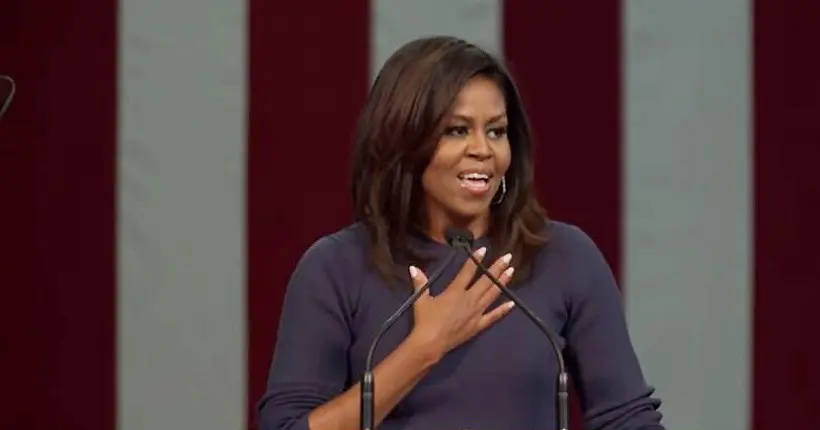 Michelle Obama appelle les femmes à faire barrage à Donald Trump dans un discours vibrant