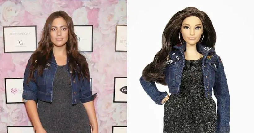 Armée d’une Barbie à son effigie, la top Ashley Graham démonte le mythe du “physique parfait”