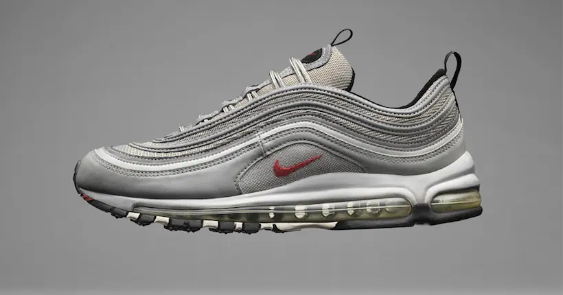 20 ans après sa sortie, la Nike Air Max 97 “Silver” renaît de ses cendres