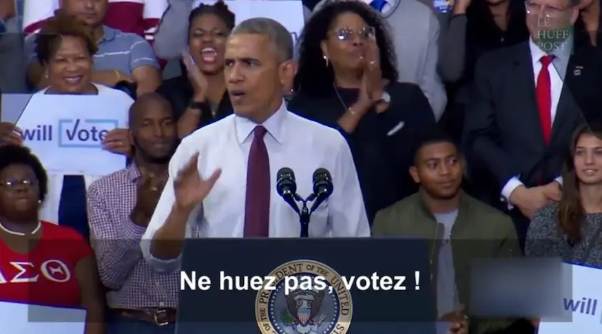 Vidéo : face à un supporter de Trump, la leçon de démocratie de Barack Obama