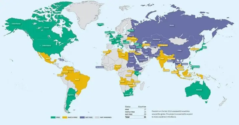 Deux tiers des internautes dans le monde subiraient une censure d’État