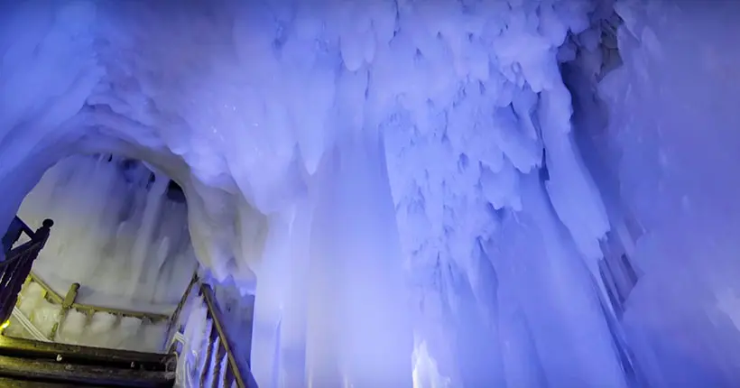 Vidéo : en Chine, dans la grotte de glace qui ne fond jamais