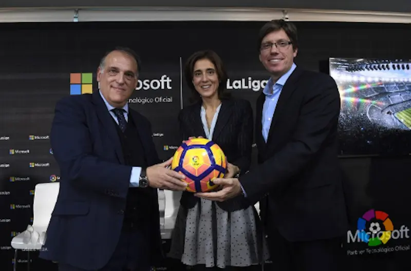 LaLiga lance un partenariat avec Microsoft pour transformer l’expérience digitale de ses fans