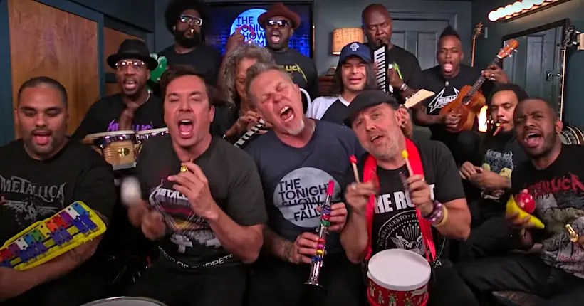 Metallica reprend “Enter Sandman” avec des instruments d’enfants pour Jimmy Fallon