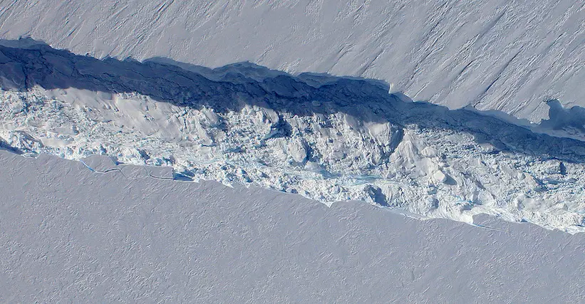 Une gigantesque crevasse en Antarctique pourrait annoncer l’effondrement de la calotte polaire