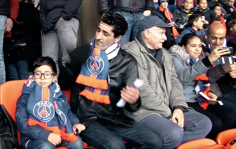 Samedi, le PSG a invité 50 réfugiés à son match face au FC Nantes