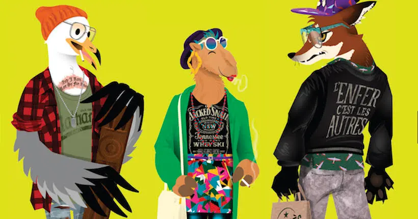Hipster Animals, le guide urbain qui caricature tous les gens cool