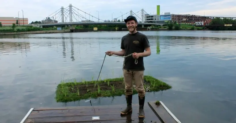 Une association redonne vie à la rivière Chicago avec des jardins flottants
