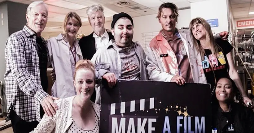 Johnny Depp et David Lynch tournent dans un film écrit par un ado atteint du cancer