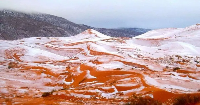 Des chutes de neige rarissimes observées dans le Sahara algérien