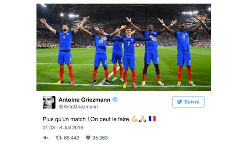 L’Euro, star de Twitter en 2016 en France