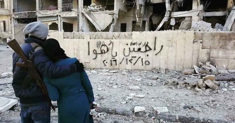 Avant de quitter Alep-Est, ils ont laissé des poèmes sur les murs