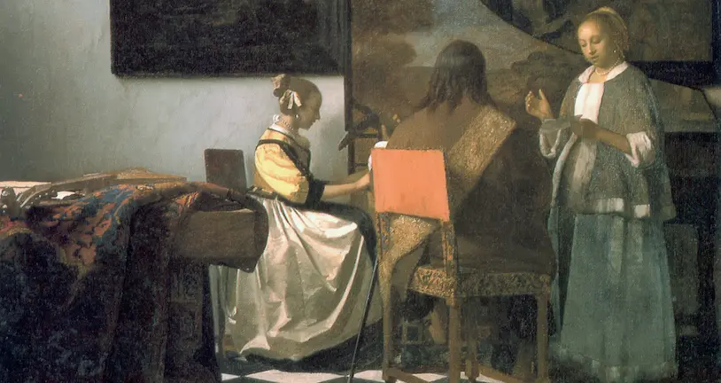 Le tableau disparu de Vermeer recréé à partir d’une banque d’images