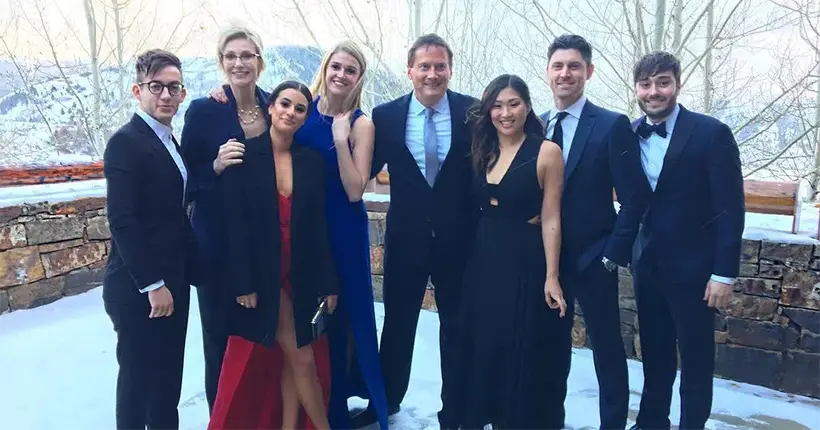 En images : les retrouvailles festives du casting de Glee