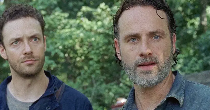Dans The Walking Dead, Rick et Aaron cherchent la petite maison sur le lac
