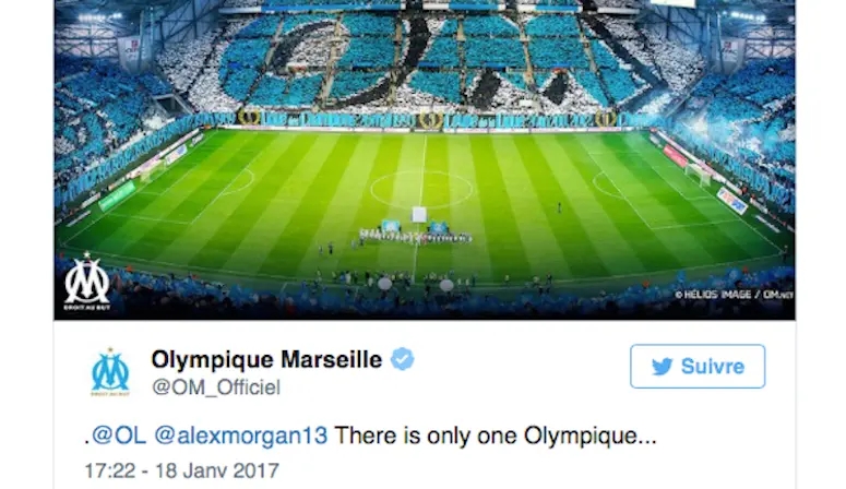 Après la signature de Morgan Sanson, l’OL et l’OM se trollent sur Twitter