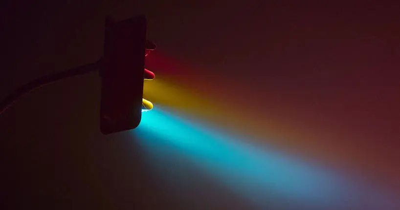 Les lumières des feux tricolores sublimées par Lucas Zimmermann