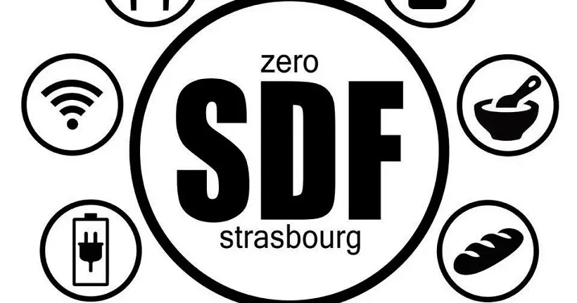 À Strasbourg, les restaurateurs ouvrent leurs portes aux sans-abri avec le logo “Zéro SDF”