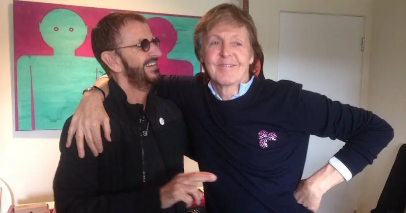 Paul McCartney et Ringo Starr se sont retrouvés le temps d’une session d’enregistrement