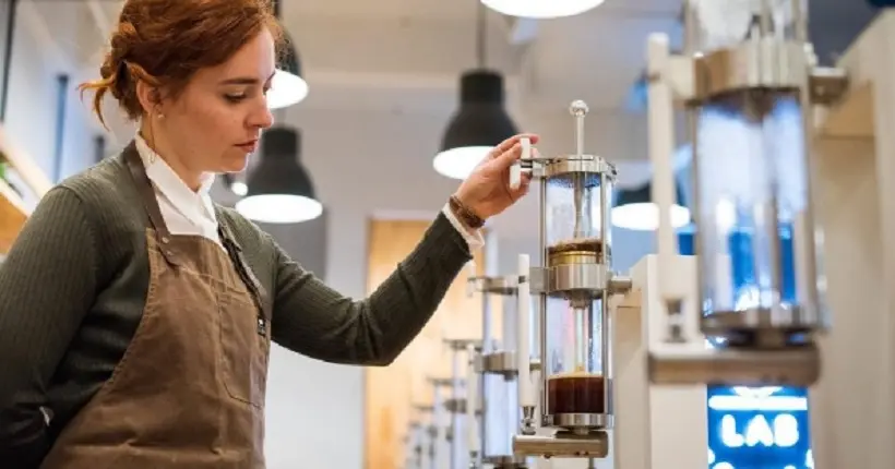 Cette machine dernier cri produit le café le plus cher des États-Unis