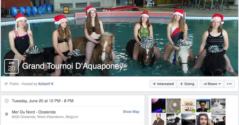 Du tournoi d’aquaponey au concours de Macarena, ces events Facebook complètement cons