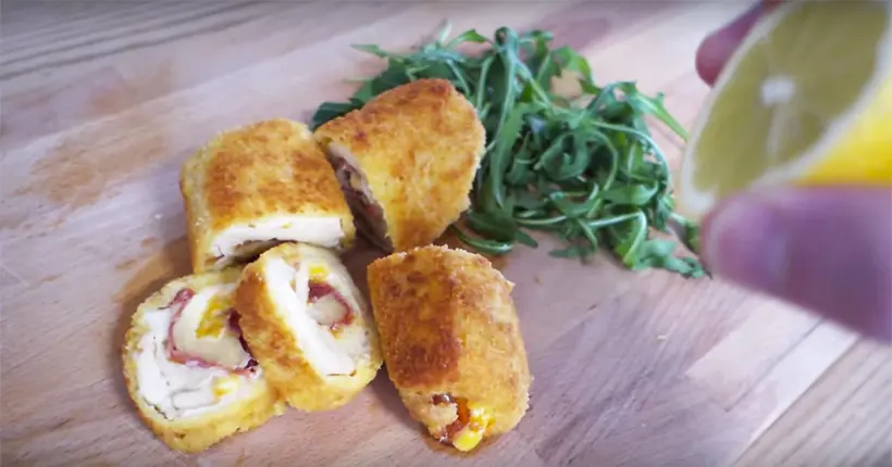 Vidéo : poulet et saucisson piquant, la “chizza” selon Hangover Cuisine