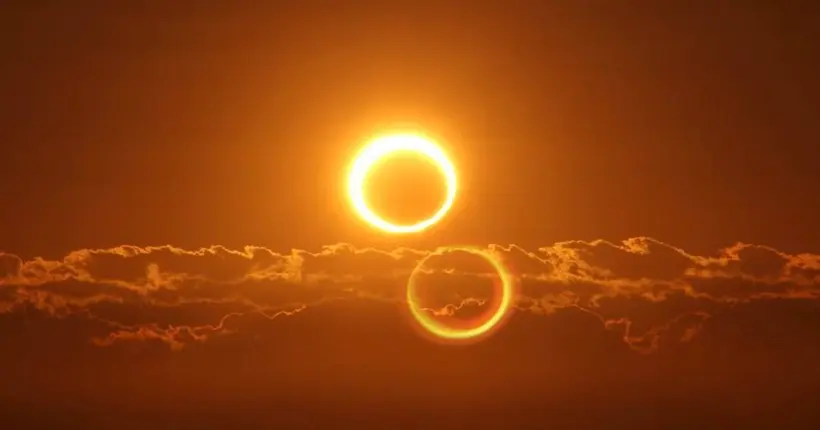Pendant l’éclipse, un anneau de feu est apparu au-dessus de l’Amérique du Sud et de l’Afrique