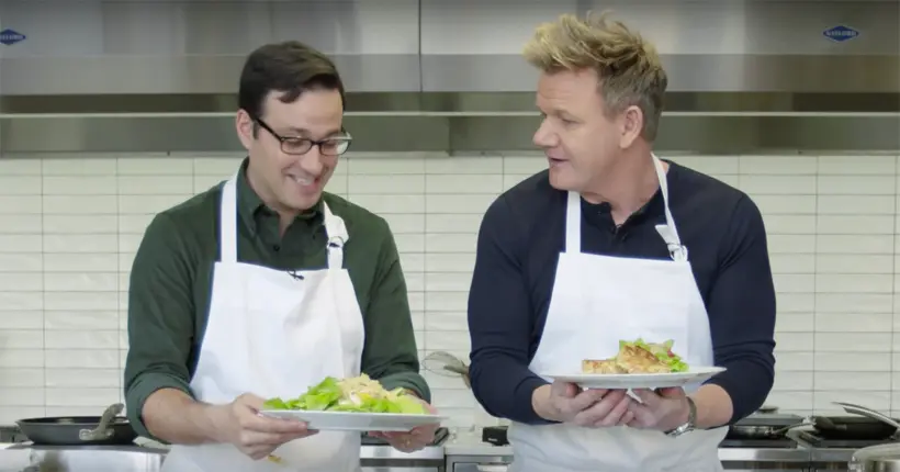 Vidéo : quand un mauvais cuisinier veut rivaliser avec Gordon Ramsay (et n’y arrive pas)