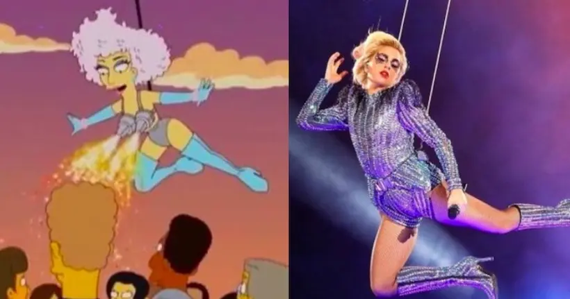 Les Simpson avaient prédit le show de Lady Gaga au Superbowl
