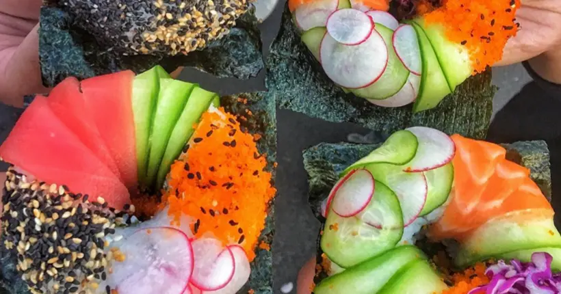 Après le sushi-taco, Instagram fond pour le sushi-donut