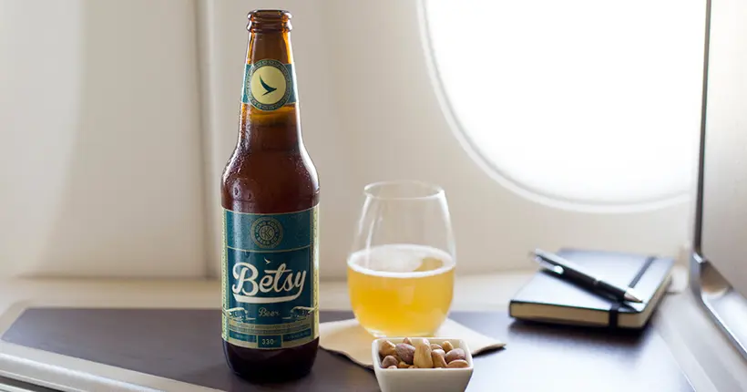 Une compagnie aérienne a mis au point une bière spéciale pour l’avion