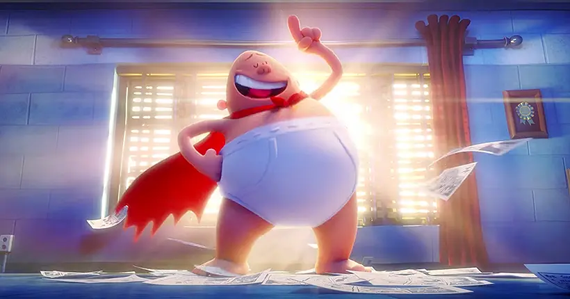 Un trailer virevoltant pour Captain Underpants, le nouveau super-héros de DreamWorks  