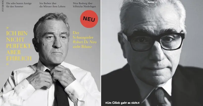 Martin Scorsese et Robert De Niro photographiés par Brigitte Lacombe pour Zeit Magazin