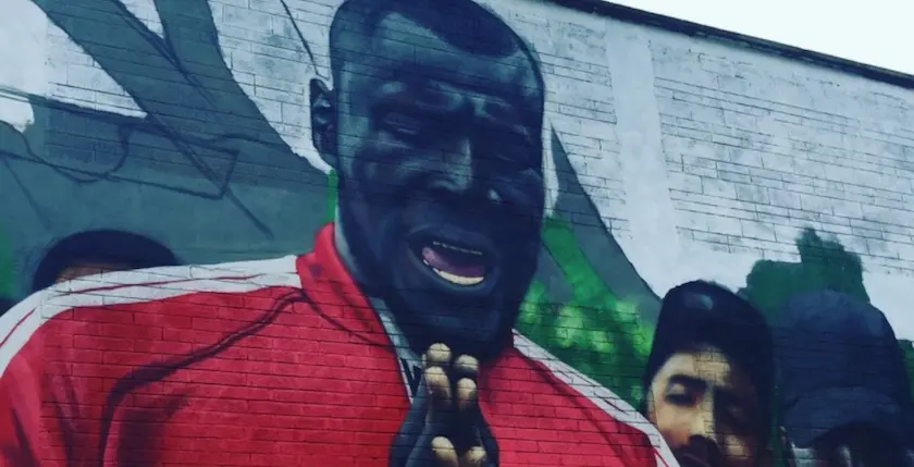 À Dublin, une fresque anonyme célèbre le rappeur Stormzy