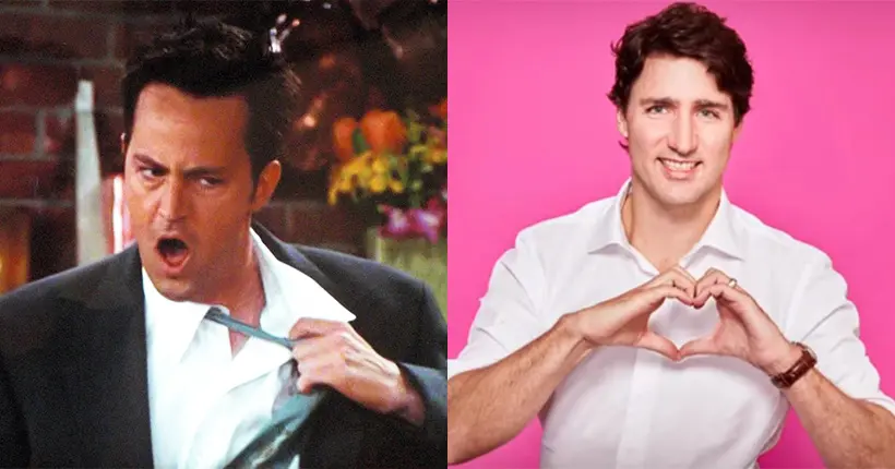 Des années avant Friends, Matthew Perry tyrannisait Justin Trudeau dans la cour de récré