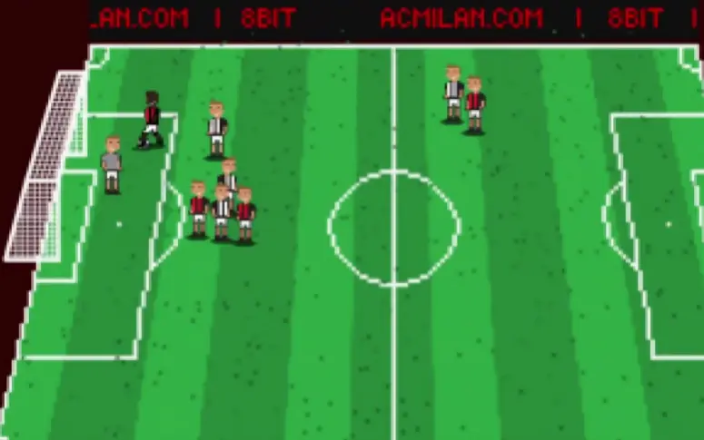 Vidéo : le Milan AC recrée un but de légende en version 8-bit