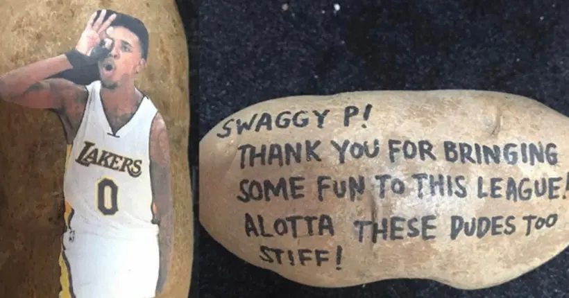 Quand les stars de la NBA reçoivent des messages… sur des patates
