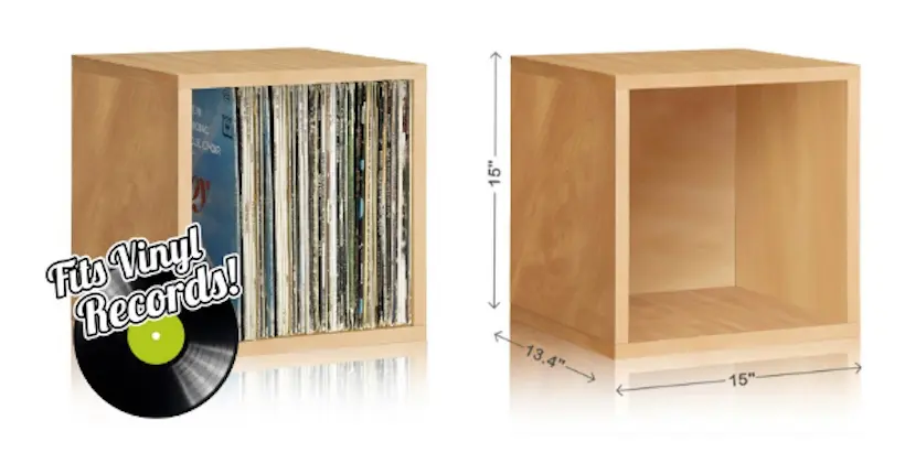 Voici le meuble idéal (et écolo) pour ranger votre collection de vinyles