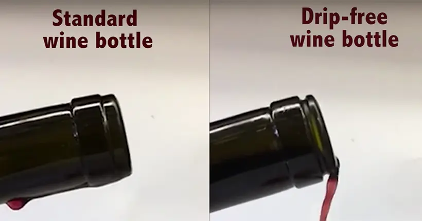 Un chercheur parvient à créer une bouteille de vin qui ne goutte pas