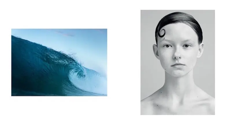La beauté de vagues mise en parallèle avec celle des cheveux dans une série d’images