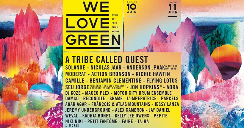 Avec un line-up de folie, We Love Green 2017 s’annonce grandiose