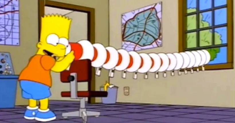 Vidéo : un scientifique reproduit une des farces tordantes de Bart Simpson