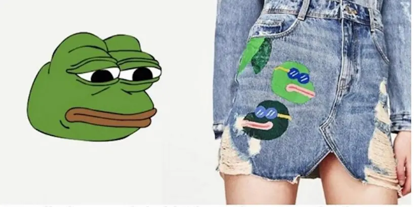 Zara fait polémique en affichant “Pepe the Frog” sur l’une de ses jupes