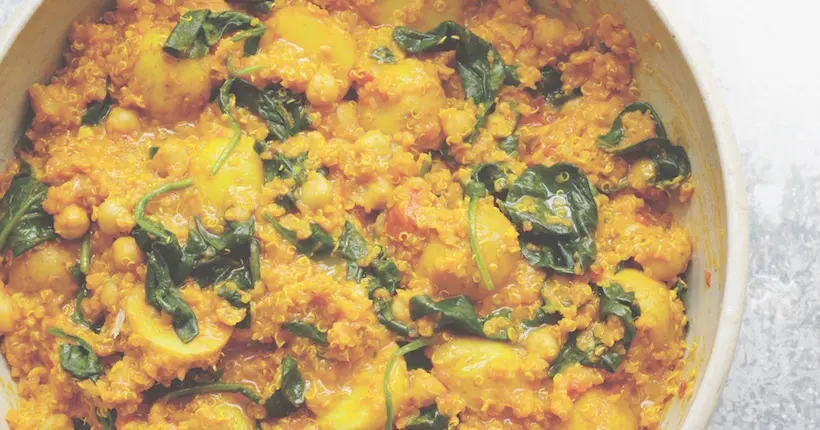 Recette : le curry quinoa-pois chiches de la reine anglaise du healthy, Deliciously Ella
