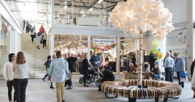 Toujours au top, la Suède lance le premier centre commercial de produits recyclés