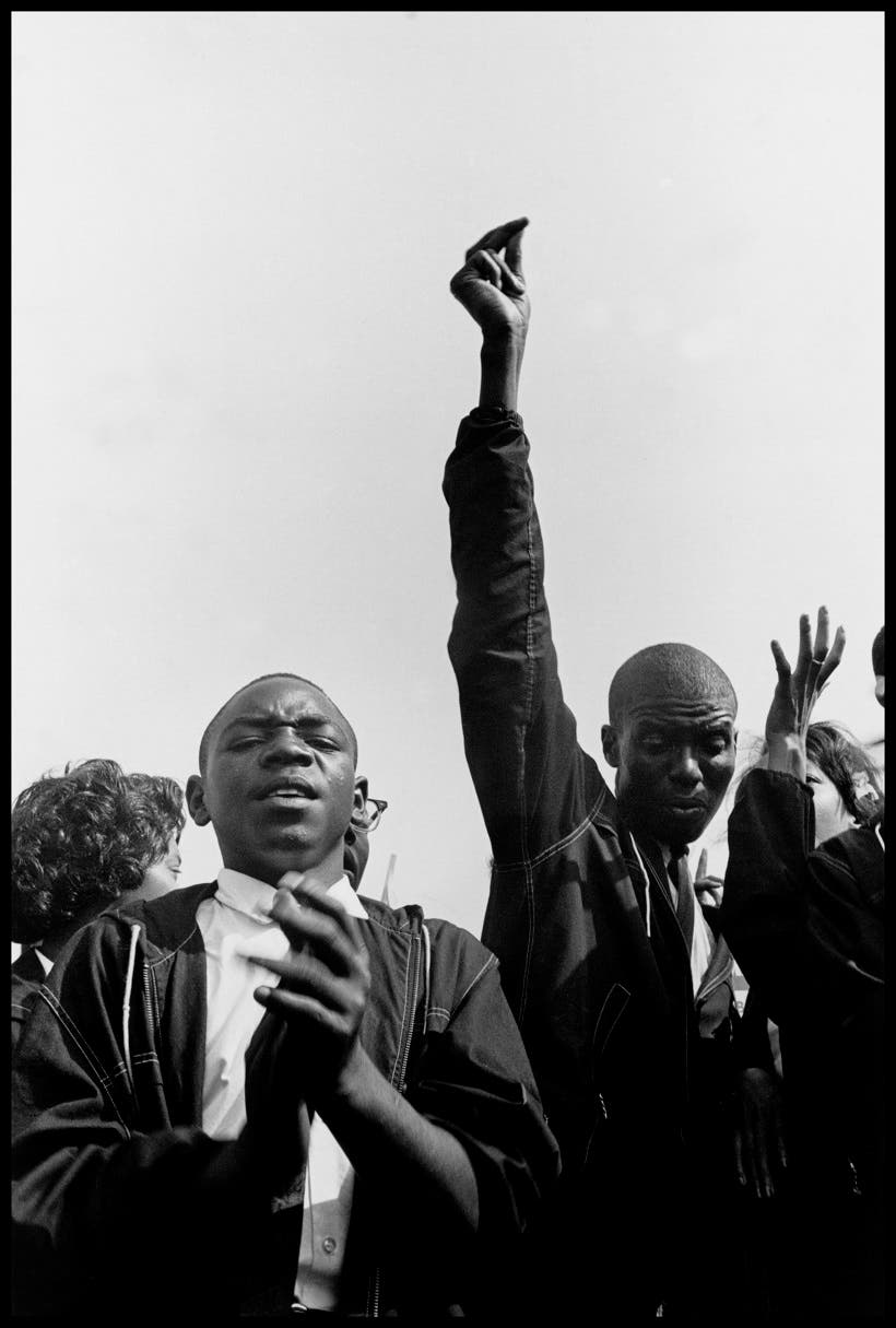 The March on Washington, 28 août 1963. (© Danny Lyon/Photos Magnum. Collection de l'entreprise Gavin Brown)
