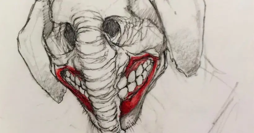 Ryan Murphy dessine un éléphant chelou pour teaser la saison 7 d’American Horror Story