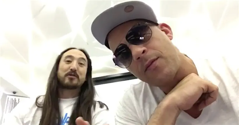 News de l’enfer : Vin Diesel se met à l’EDM aux côtés de Steve Aoki