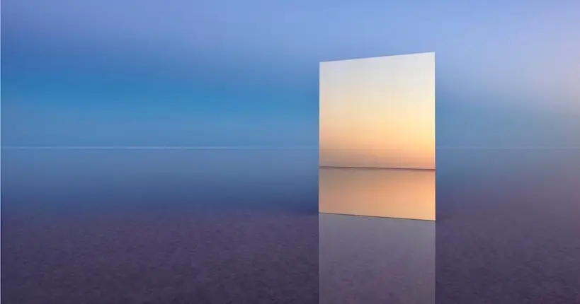 Les couleurs du lac Eyre immortalisées à travers un jeu de miroirs délicat